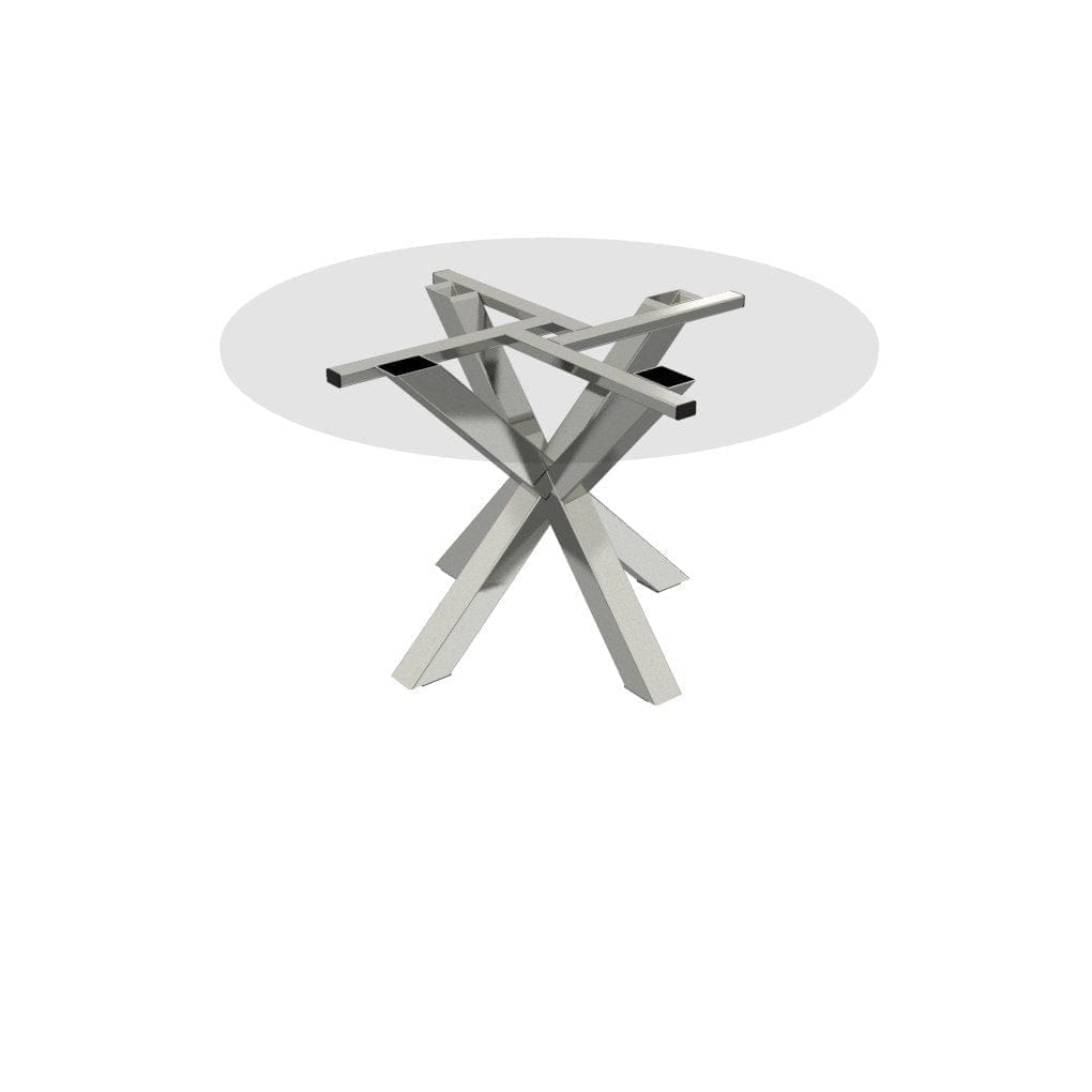 RVS Onderstel Riga 80x40 Rond