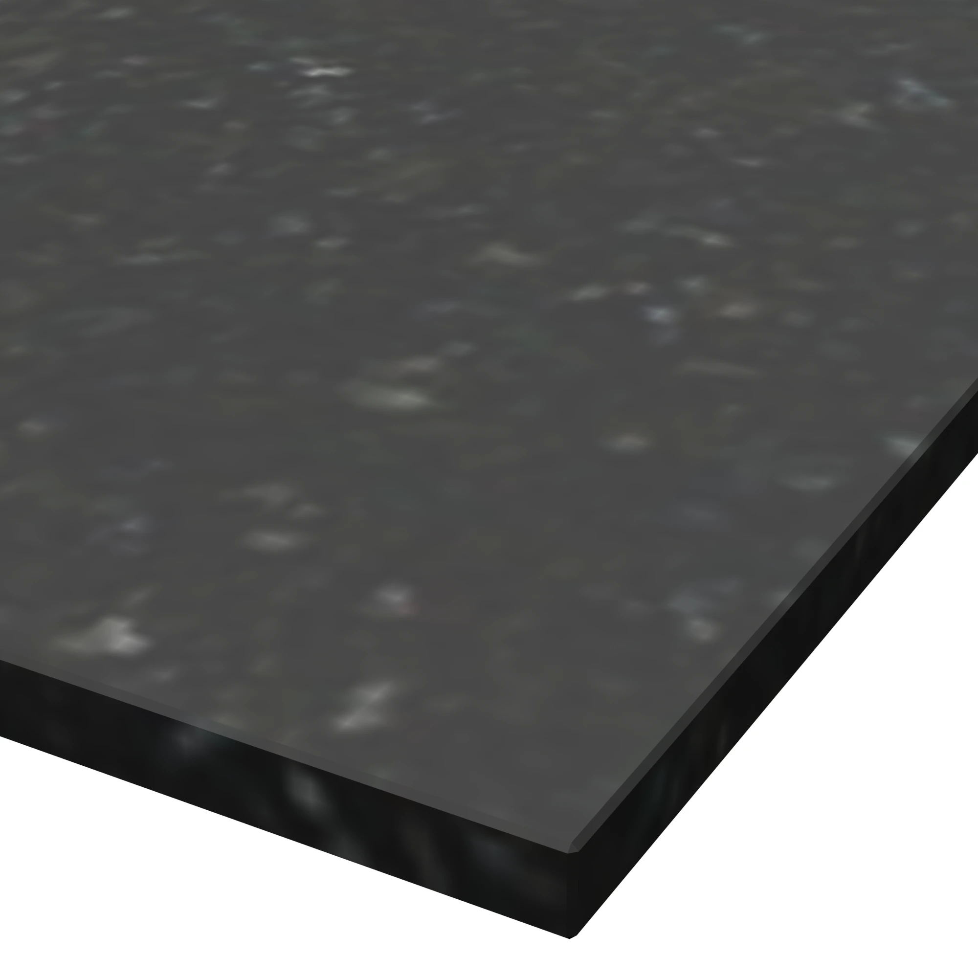 Graniet Nero Assoluto (Gezoet) tafelblad — studio