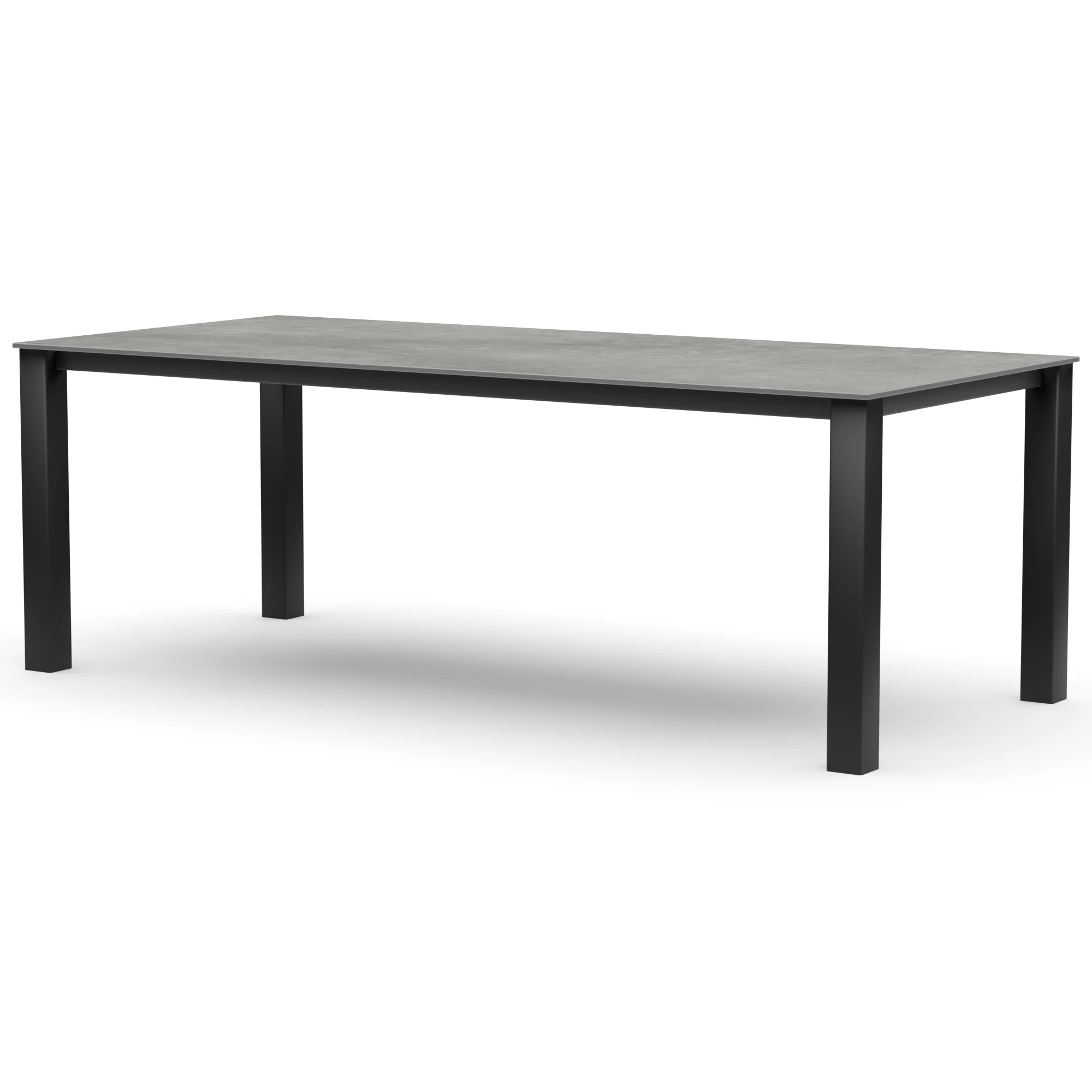 Rechthoekige keramieken tafel Dublin staal — studio